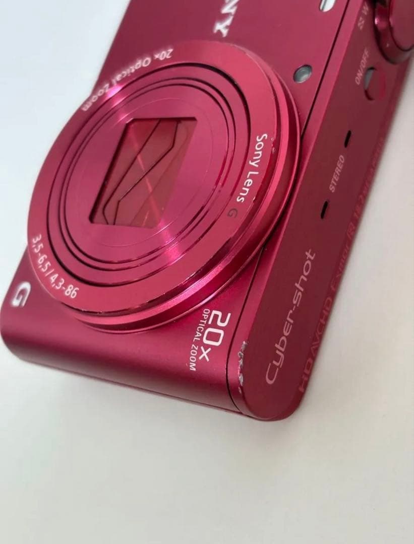 【ジャンク品】SONY dsc-wx300 サイバーショット レッド
