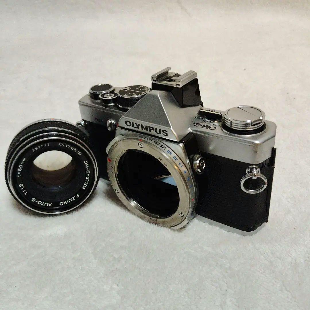 【美品】 OLYMPUSOM-2NF.ZUIKO50mmf1.8露出OK