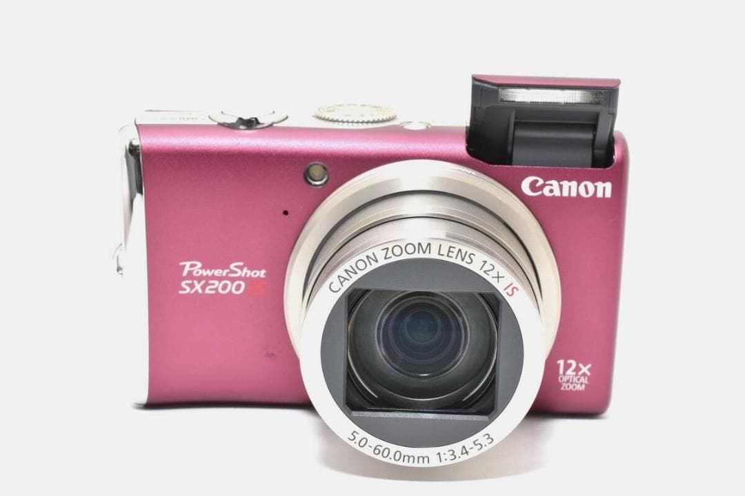美品　Canon PowerShot SX200 IS レッド ＃A492