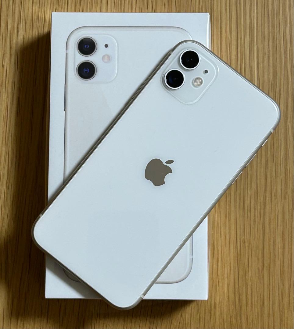 iPhone11 ホワイト SIMフリー バッテリー交換済み