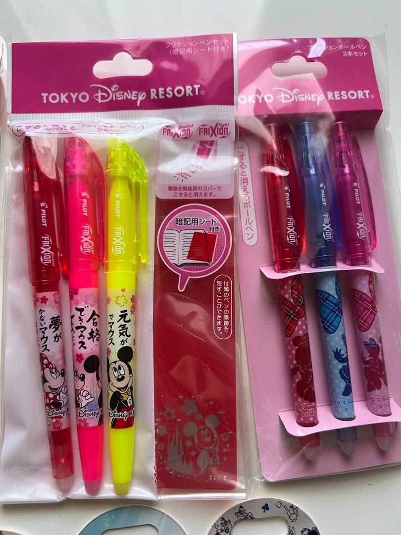 東京ディズニーリゾート フリクションボールペンセット　その他筆記用具類
