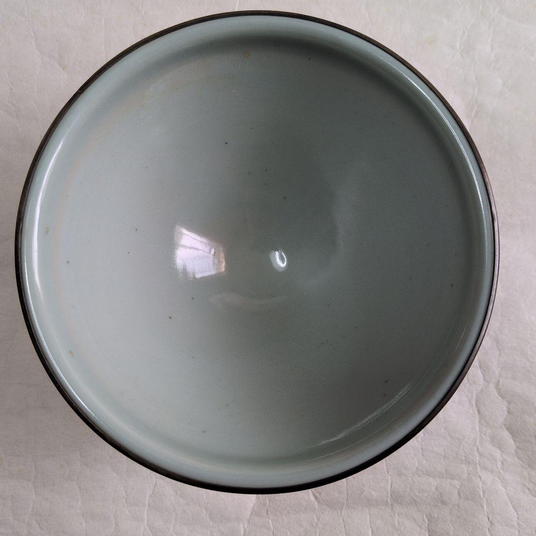 【青磁　天目茶碗　(天目台添え)】