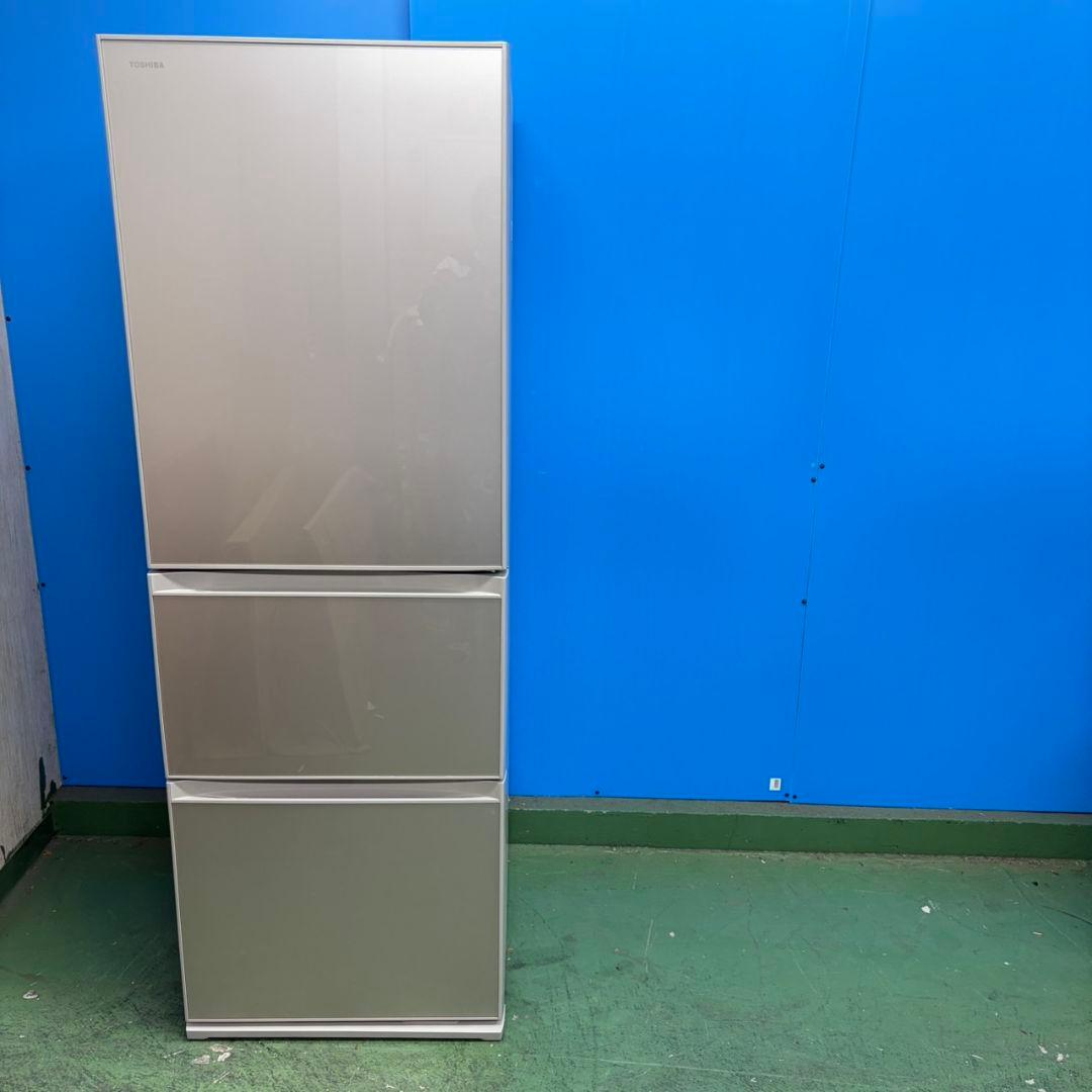 942　東芝　1~4人暮らし用　大型冷蔵庫　300L~400L　小型　自動製氷
