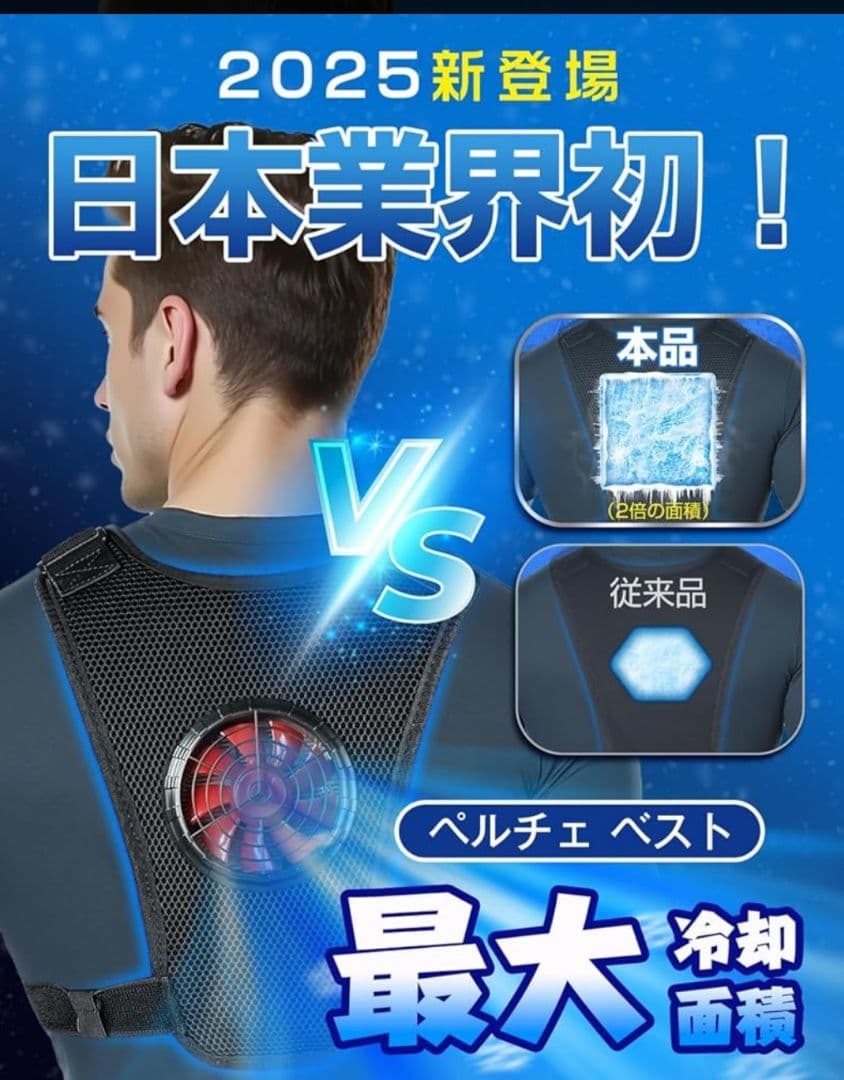 ほぼ新品　BULONCHI 冷たさ長持ちペルチェベスト