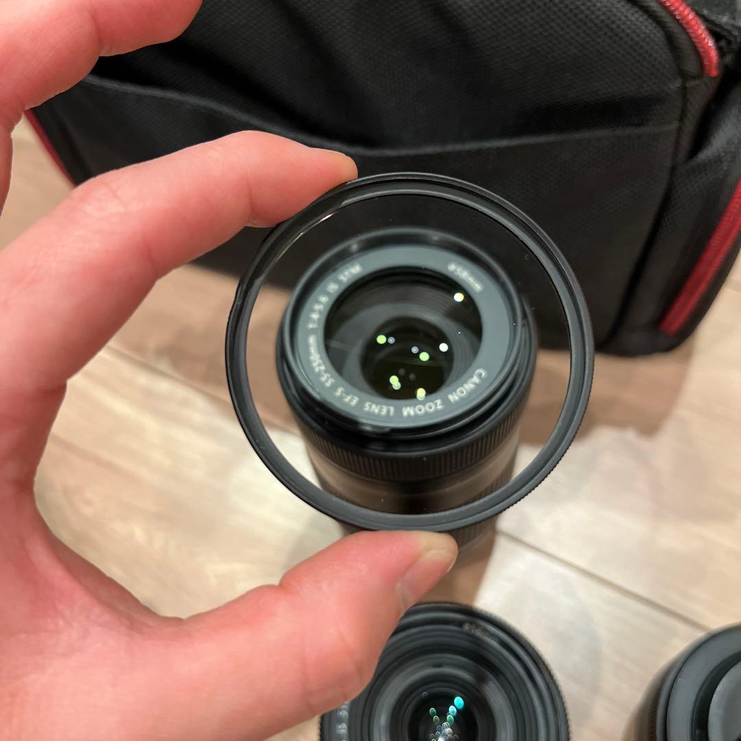 【超美品】Canon EOS Kiss X9i レンズ単焦点〜望遠3本セット