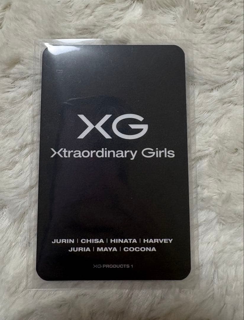 XG products1 特典トレカ　オールメンバー　全員　集合