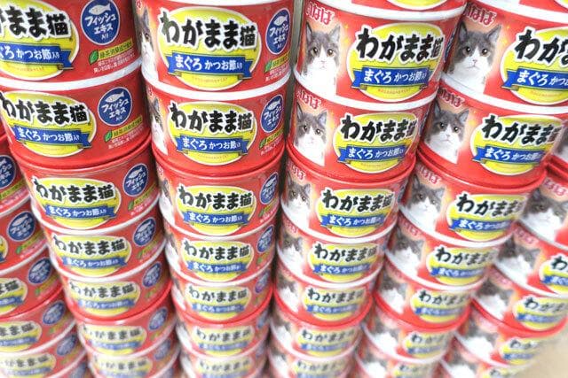 いなば　わがまま猫　まぐろ　かつお節入140g×3缶パック×18本(合計54缶)