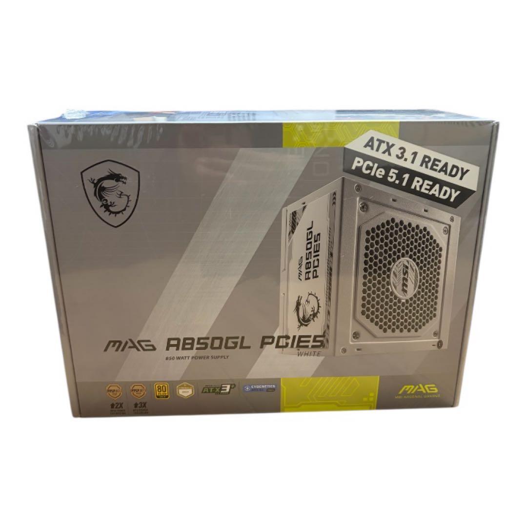 MSI MAG A850GL PCIE5 850W電源ユニット　ヘッドフォン付き