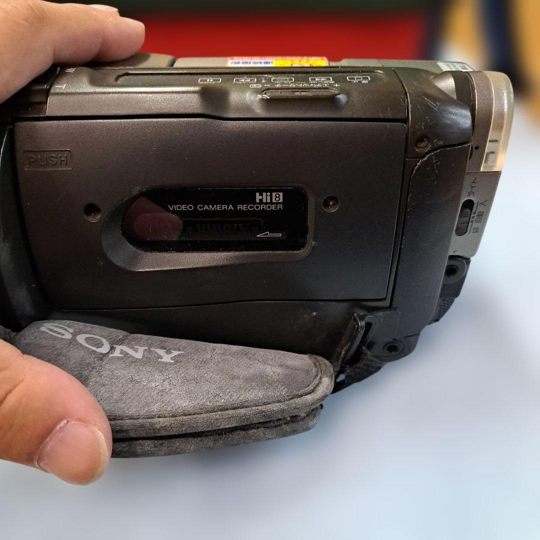 SONY Handycam 80倍ズーム Hi8　ジャンク品