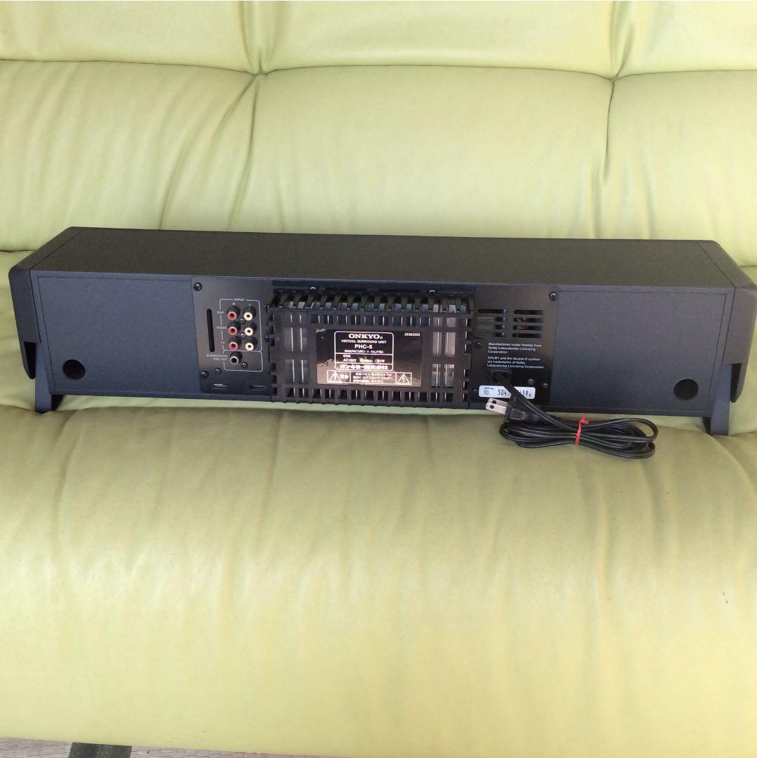 ONKYO VIRTUAL SURROUND UNIT PHC-5リモコン取説付