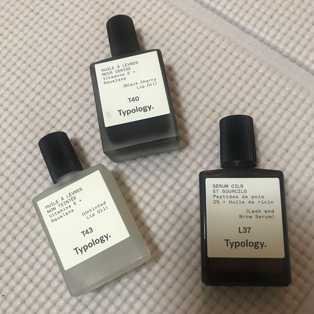 typology*リップオイル*まつげ美容液 セット