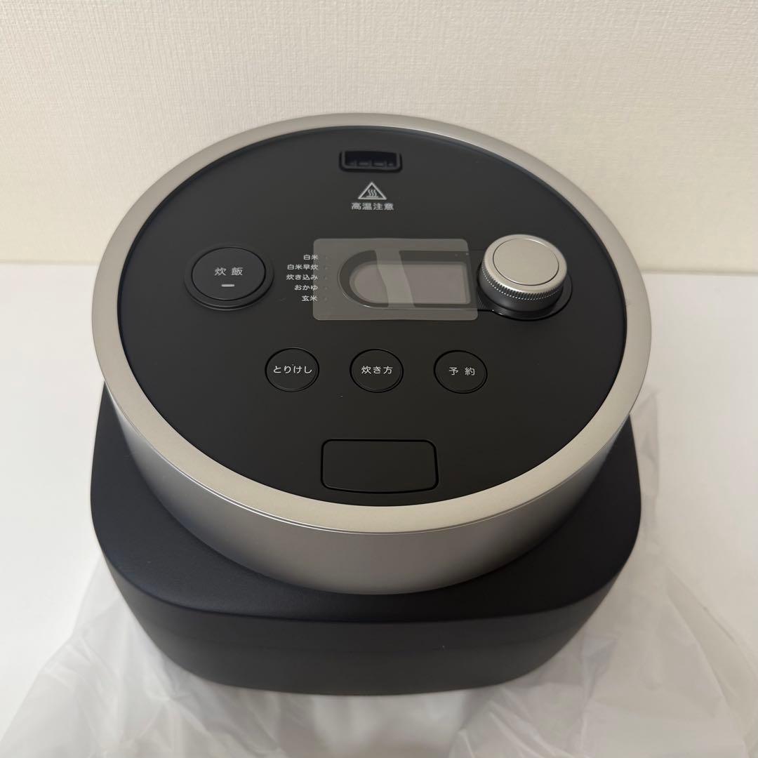 未使用 BALMUDA K08A 炊飯器 ブラック 付属品完備