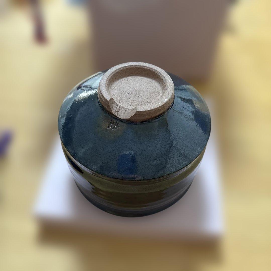[茶道] 萩焼　野点籠巾着袋セット