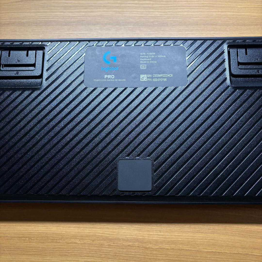 超美品 Logicool G PRO 有線 ゲーミングキーボード JP配列 赤軸