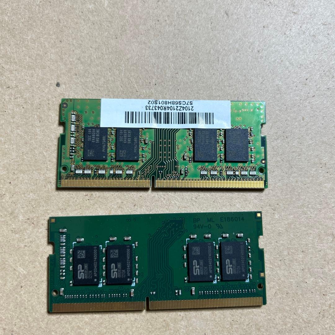 ノートパソコン用DDR4メモリー 16GB 8GB×2枚セット