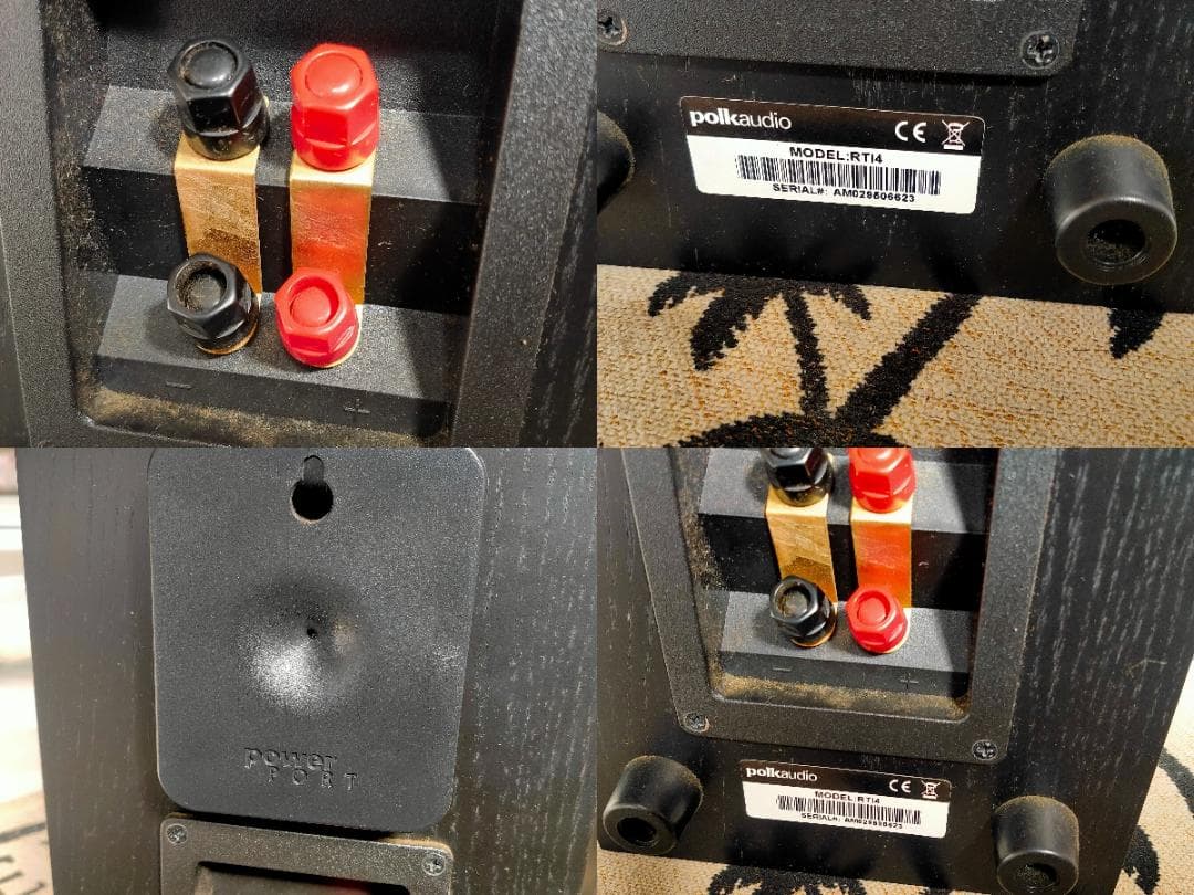 中古 Polk Audio RTi4 ブックシェルフスピーカー ペア DK16