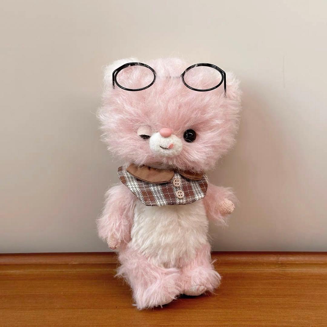 キュートなくまちゃん テディベア ウィンク 海外作家様 ハンドメイド ぬいぐるみ