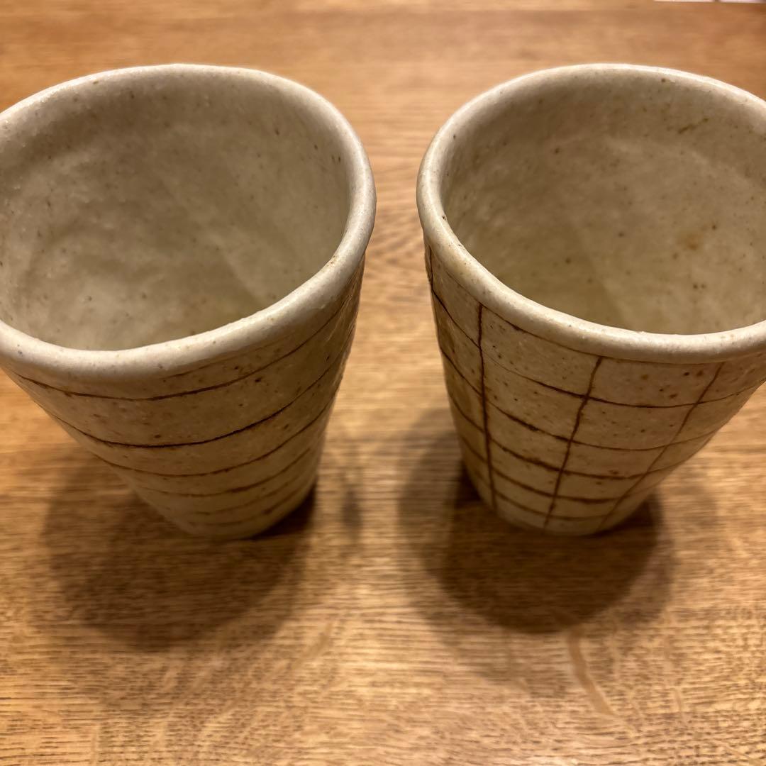 金成潤子さん　食器　カップ　湯呑み　2点セット　未使用