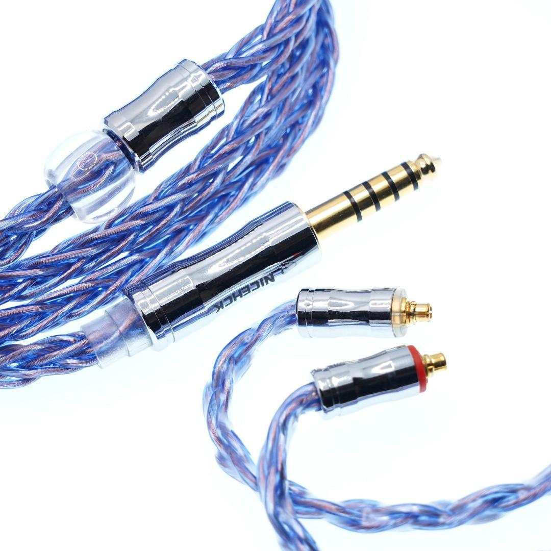 NICEHCK SpaceCloud 4.4mm MMCX ケーブル
