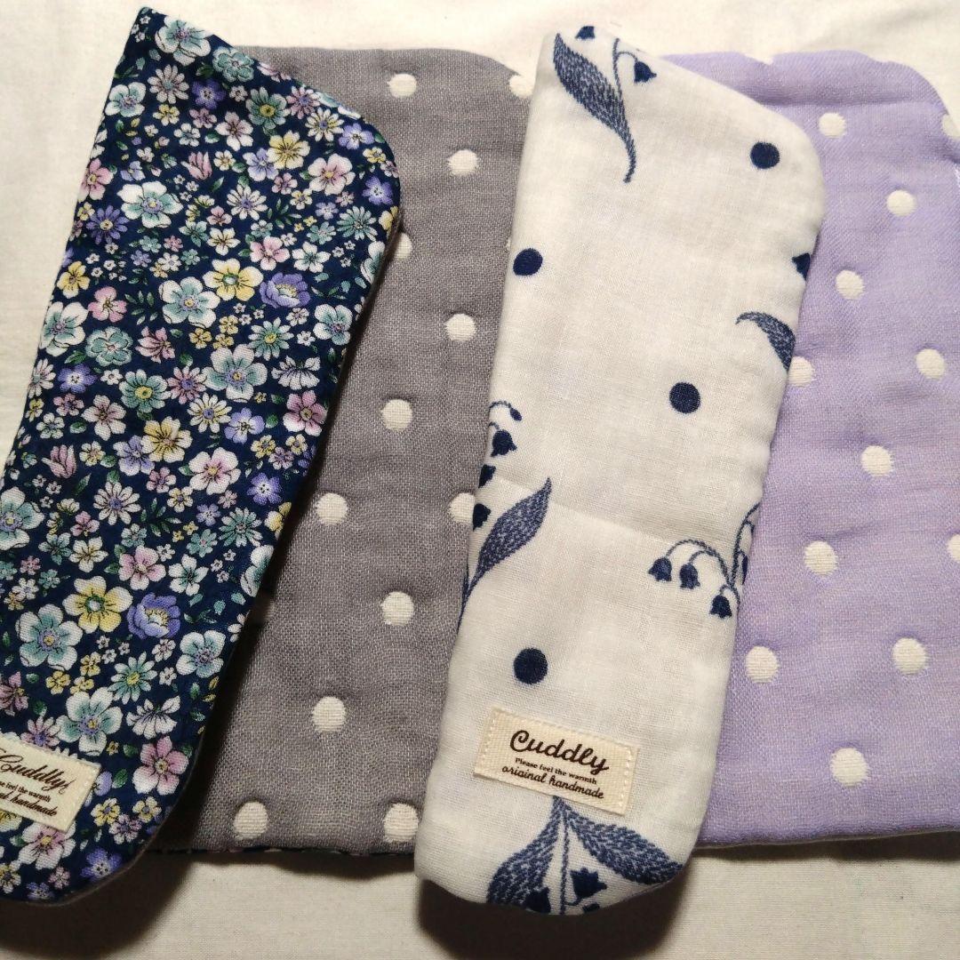 パイン☆お花畑☆8重ガーゼハンカチ　タオル☆ハンドメイド