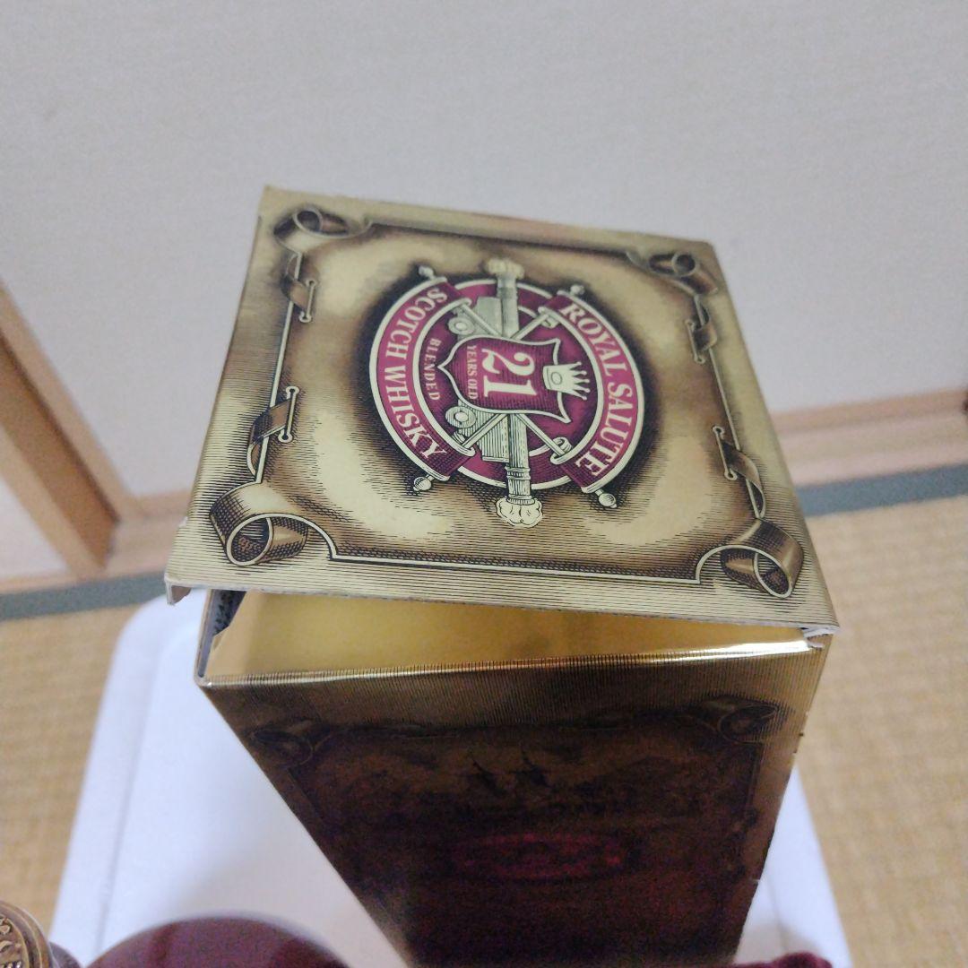 古酒　ウイスキー 21年　ロイヤルサルート　赤陶器　700ml