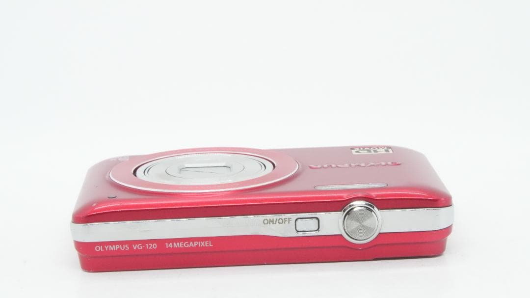 【B2107】 OLYMPUS VG-120 レッド オリンパス