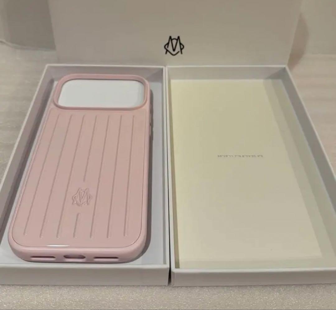 新品RIMOWA iPhone 17 Pro Max ケース バレリーナ ピンク