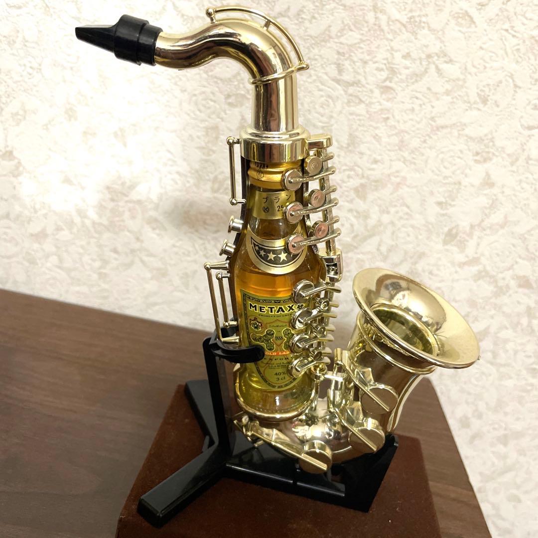 《未開封》ブランデー 音楽楽器　ジャズセット ミニボトル バンド 置物