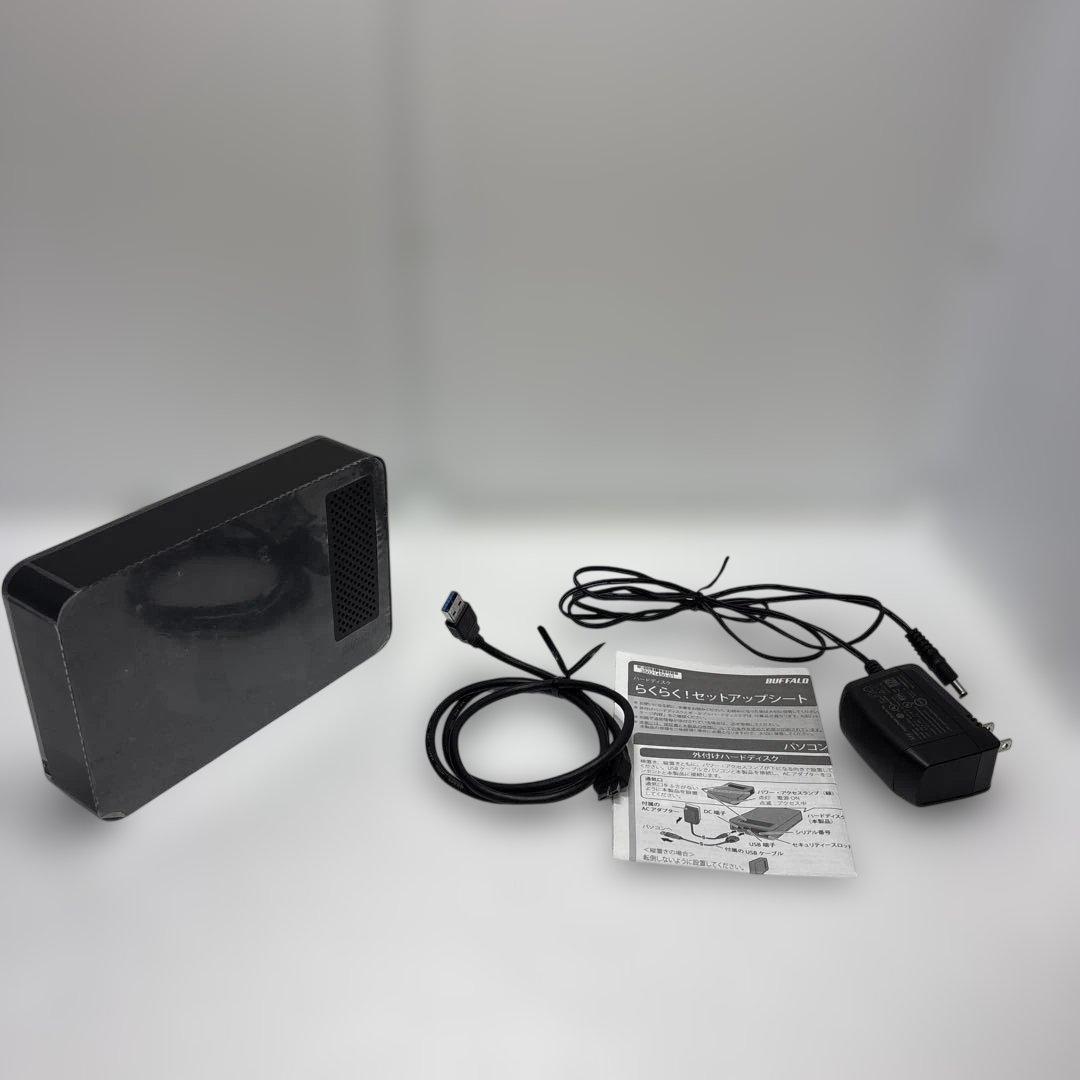 Buffalo HD-NRLC4.0-B 外付けHDD 4TB フォーマット済み