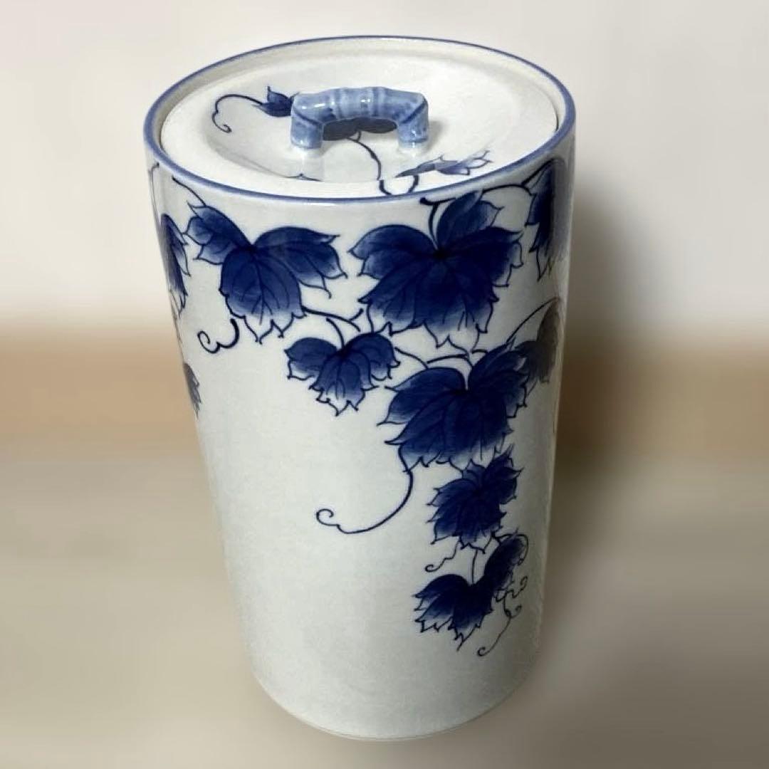 ✨美品レア✨茶道具　【平安祥堂 作】　蔦文　水指　共箱