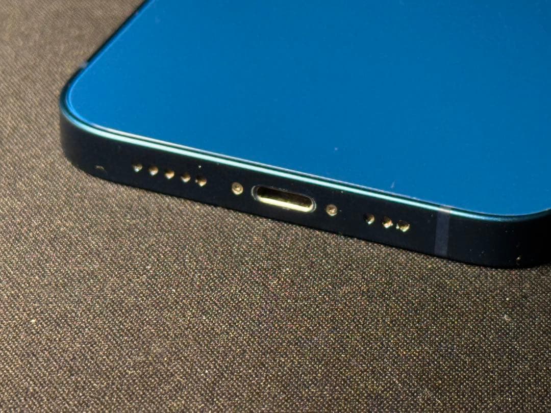 iPhone 12 128GB ブルー SIMフリー 画面美品