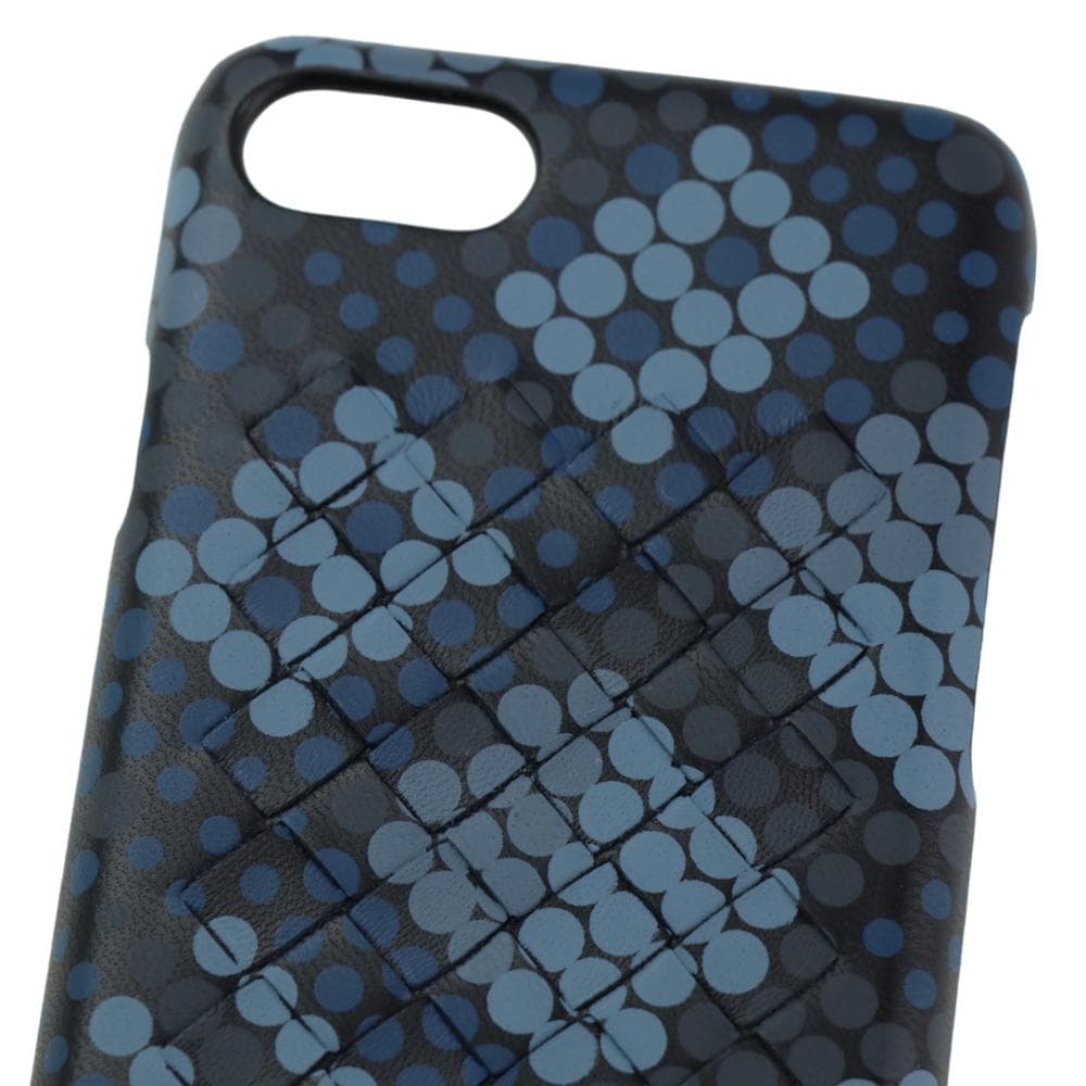 【ボッテガヴェネタ】イントレチャートiPhone7/8/SEケース Blue