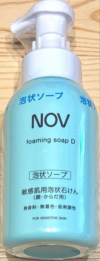 NOVノブ フォーミングソープＤ 敏感肌用泡状石けん 顔・体用400ml×4点