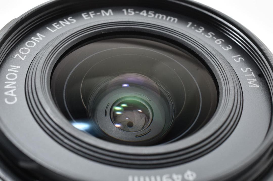 美品 CANON EOS M3 EF-M 15-45mm IS STM レンズ