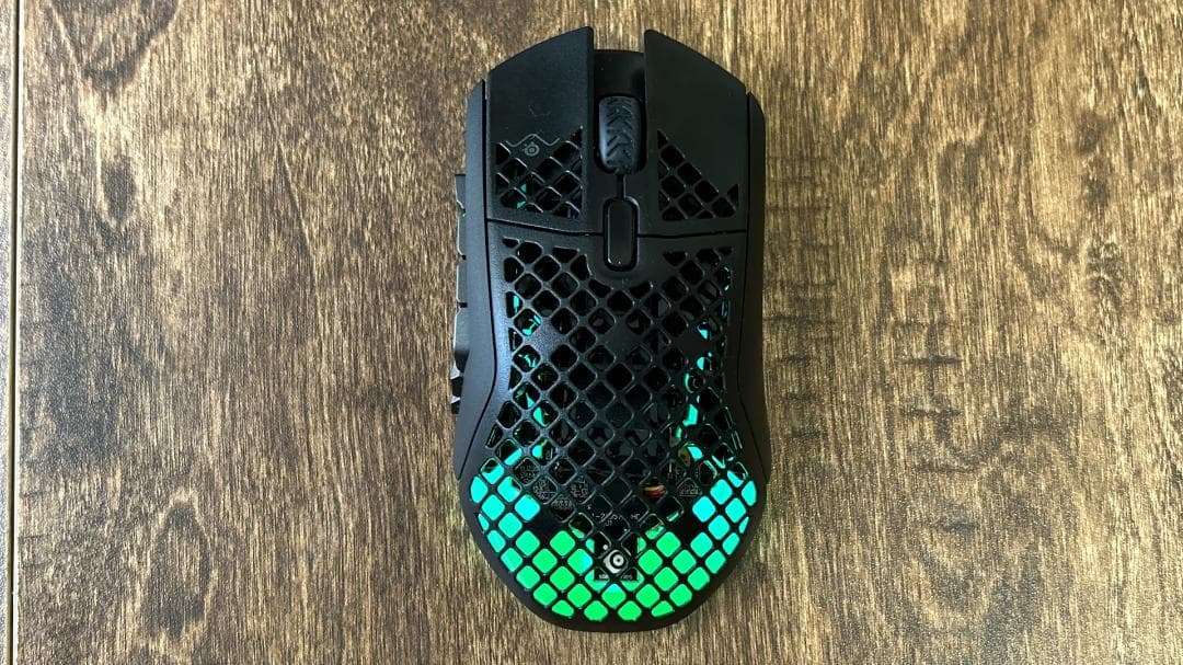 Aerox 9 ワイヤレス メッシュデザイン MMO マウス 12ボタン