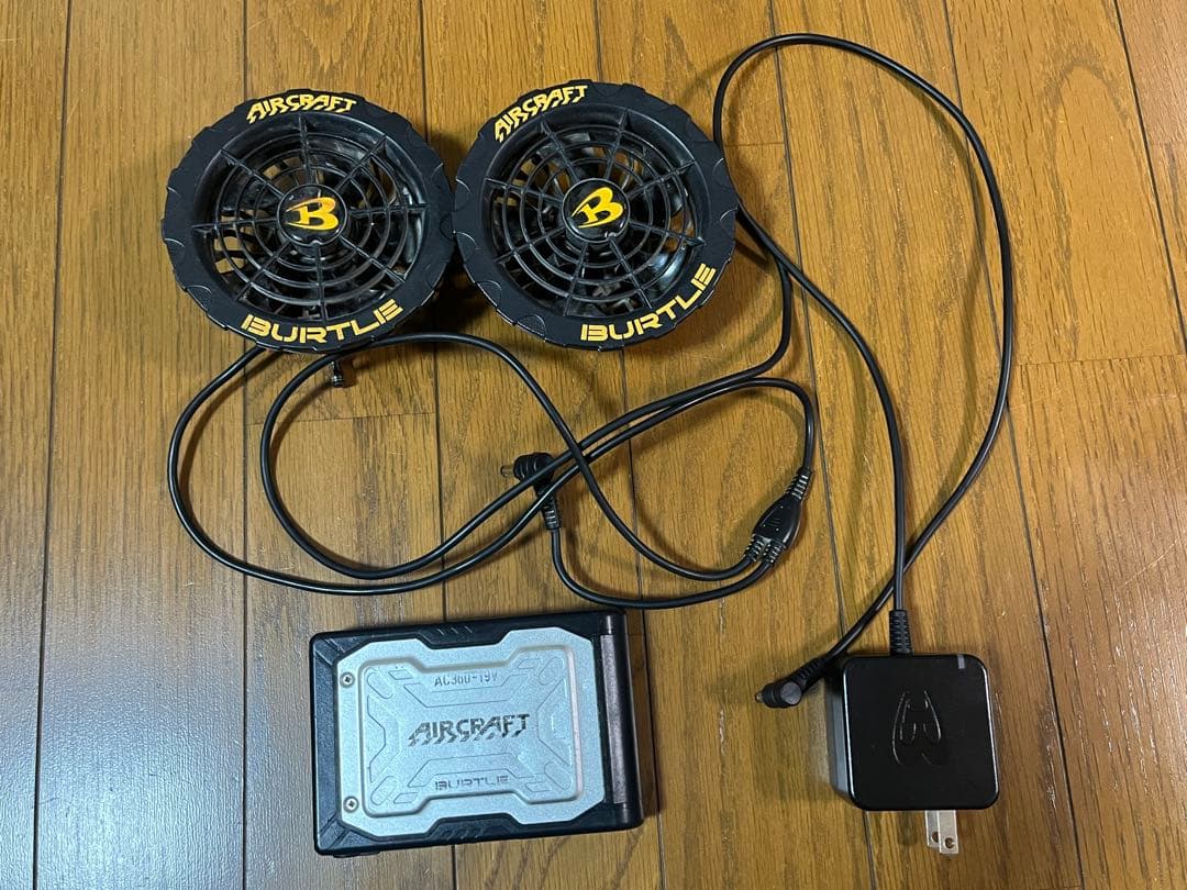 バートル エアークラフト AC360 AC370セット 動作確認済み 空調服込み