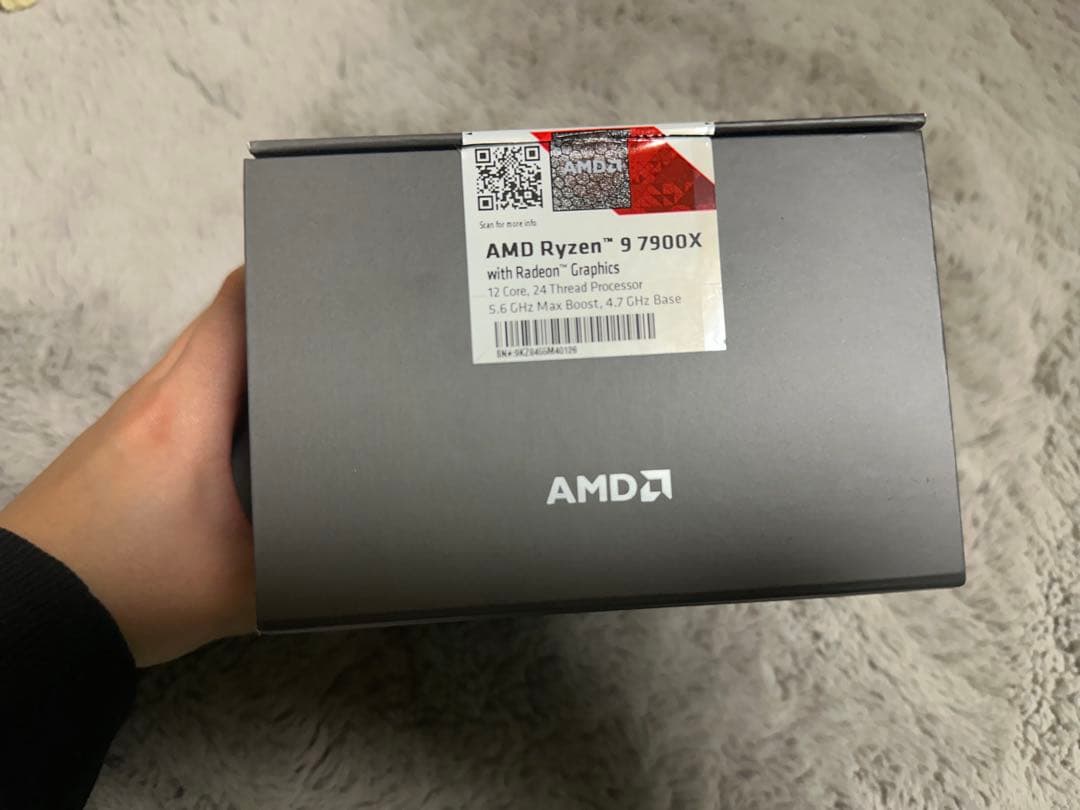 AMD Ryzen 9 7900X CPU ジャンク品