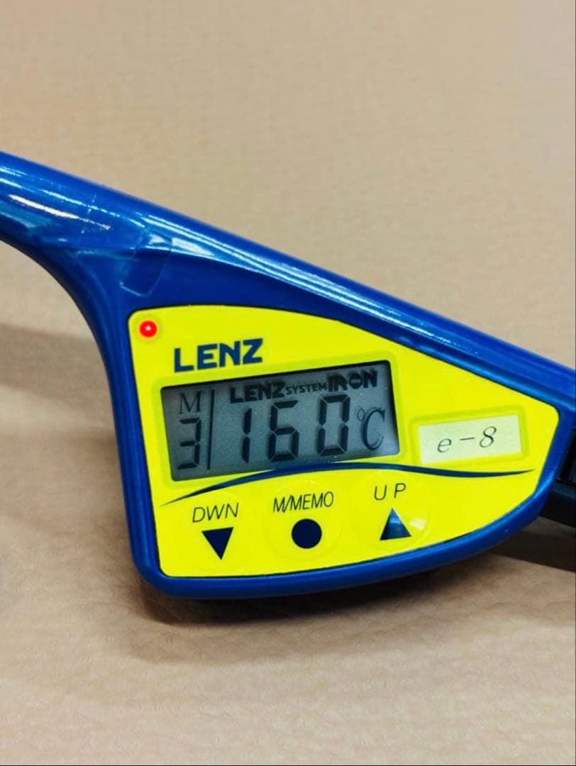 完全未使用品LENZ e-8レンツアイロン5角8㎜　ロッド最新モデル理容アイロン