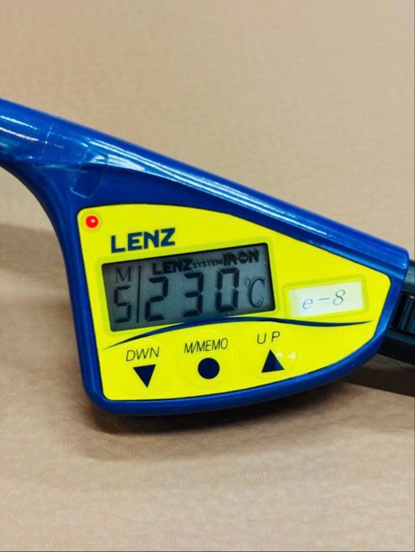 完全未使用品LENZ e-8レンツアイロン5角8㎜　ロッド最新モデル理容アイロン