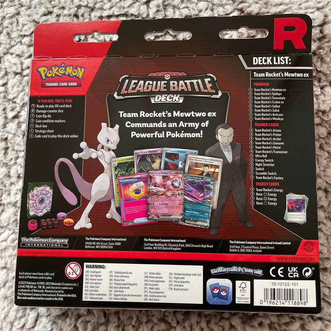 【現地現物•未開封】希少海外版 ポケモンカード デッキ