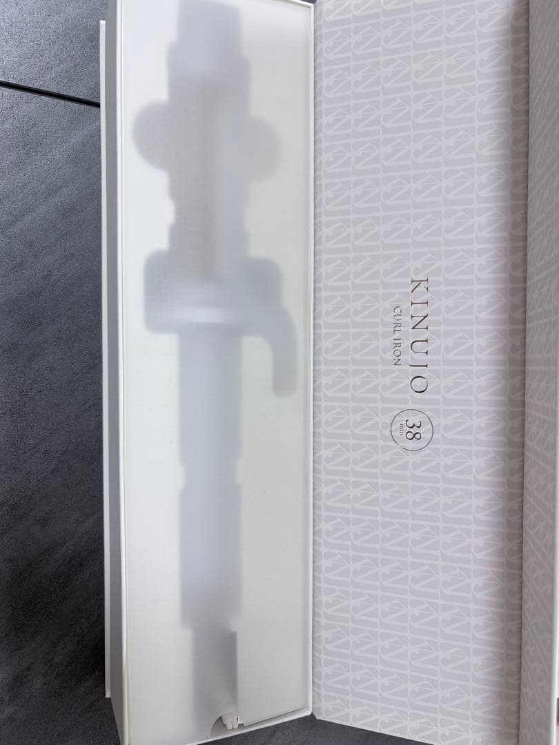 【レシート/保証書付き/26年3月購入】KINUJO カールアイロン 38mm