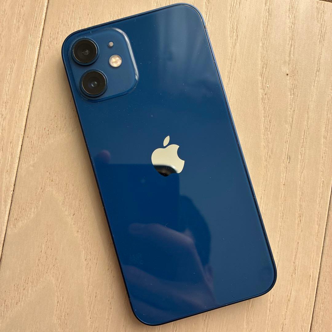 iPhone 12 mini 64GB ブルー　バッテリー88% SIMロック無