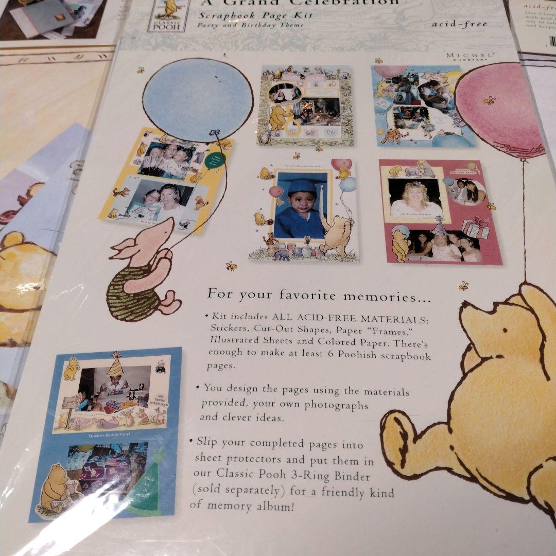 Classic　Pooh　スクラップブック　キット　紙もの　レア