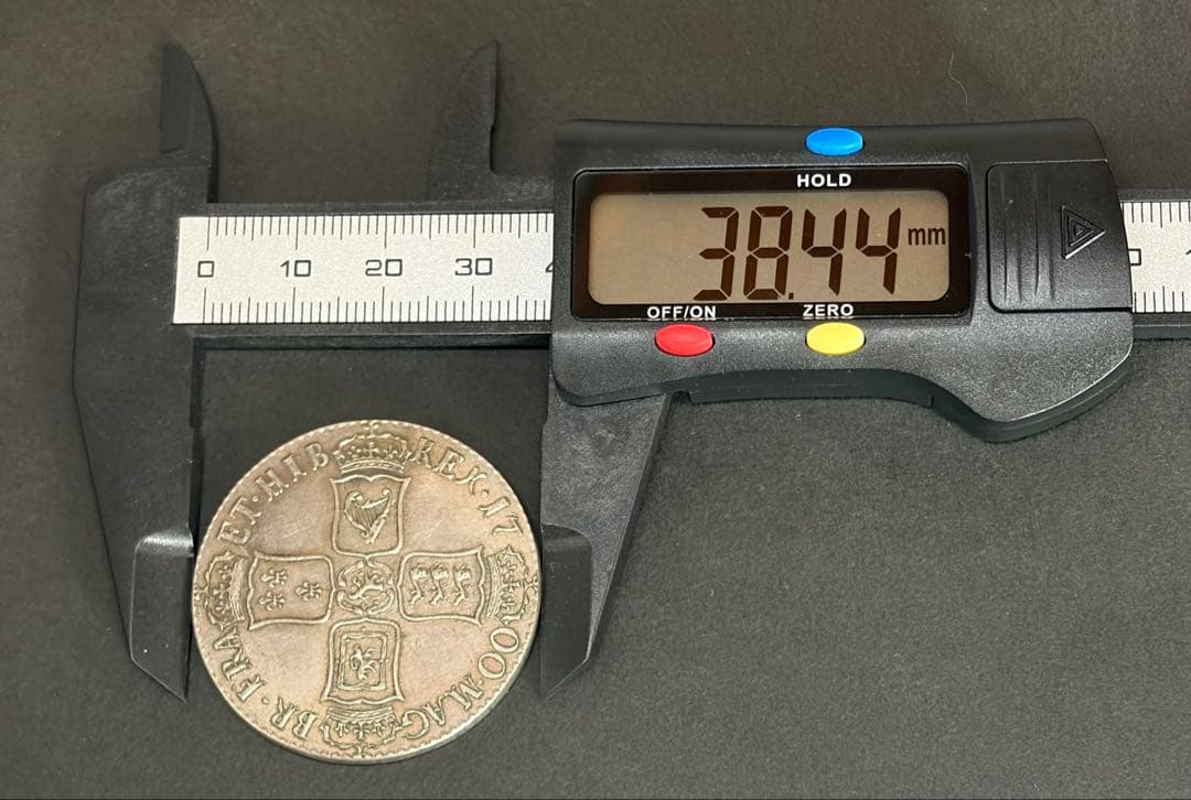 1700年 英国クラウン銀貨 ウィリアム3世 美品