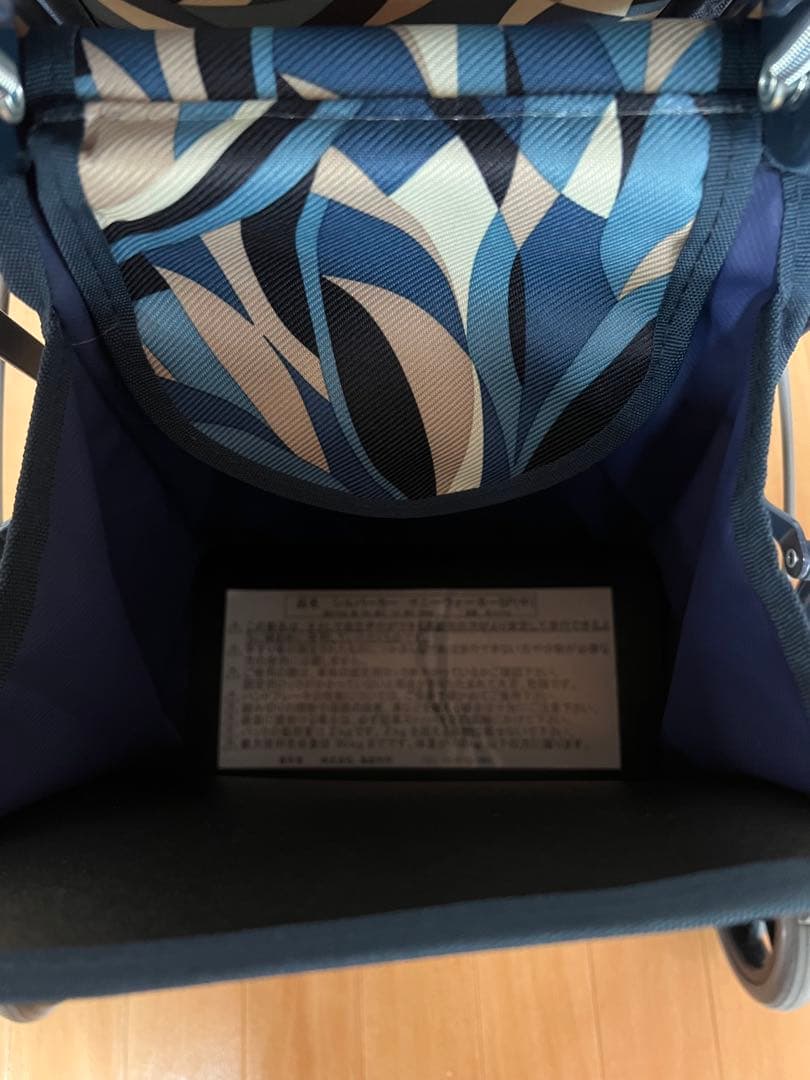 【美品】 島製作所 シルバーカー サニーウォーカーSP 青 中