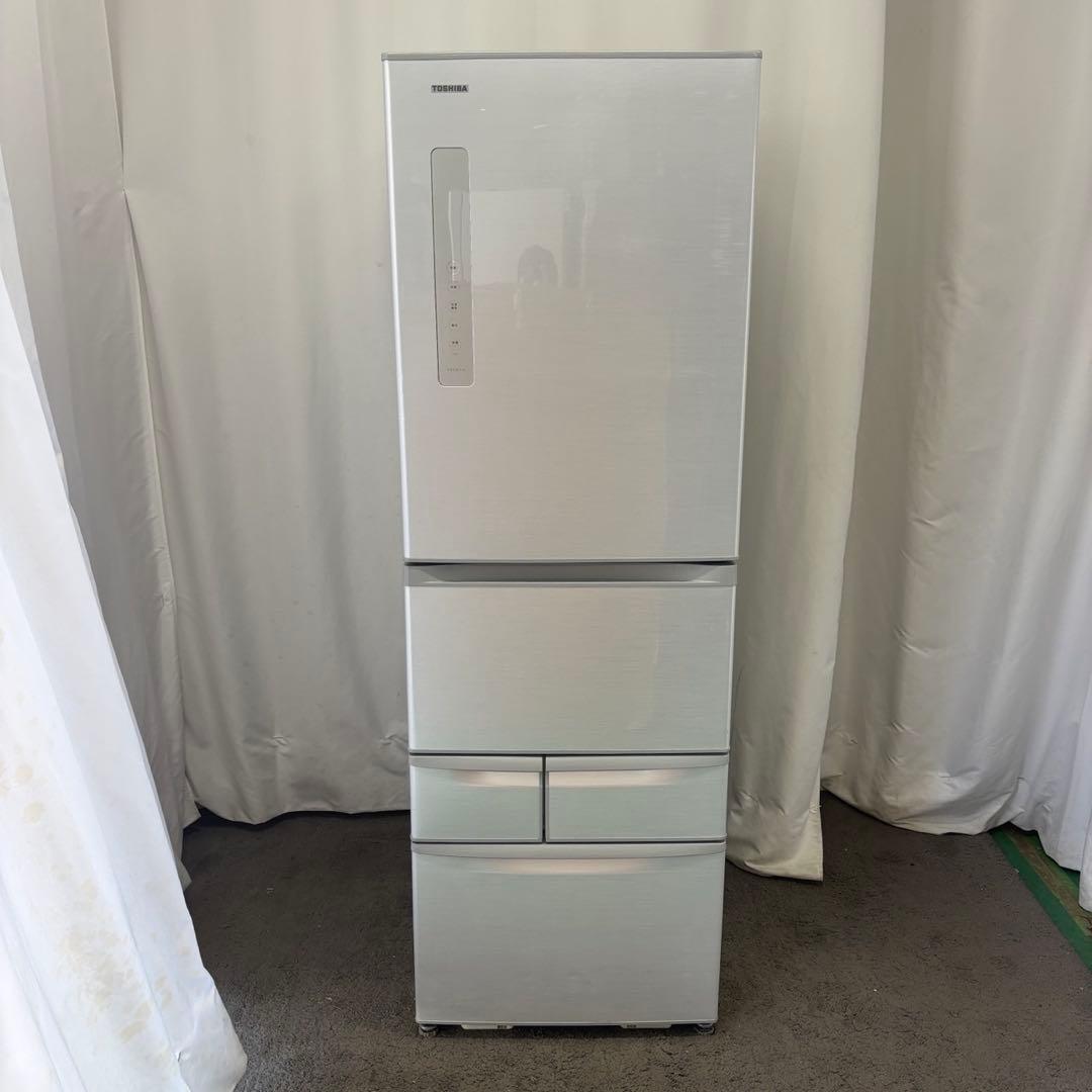 ★232　冷蔵庫　東芝　大型　400ℓ-500ℓ　右開　設置無料　安い　自動製氷