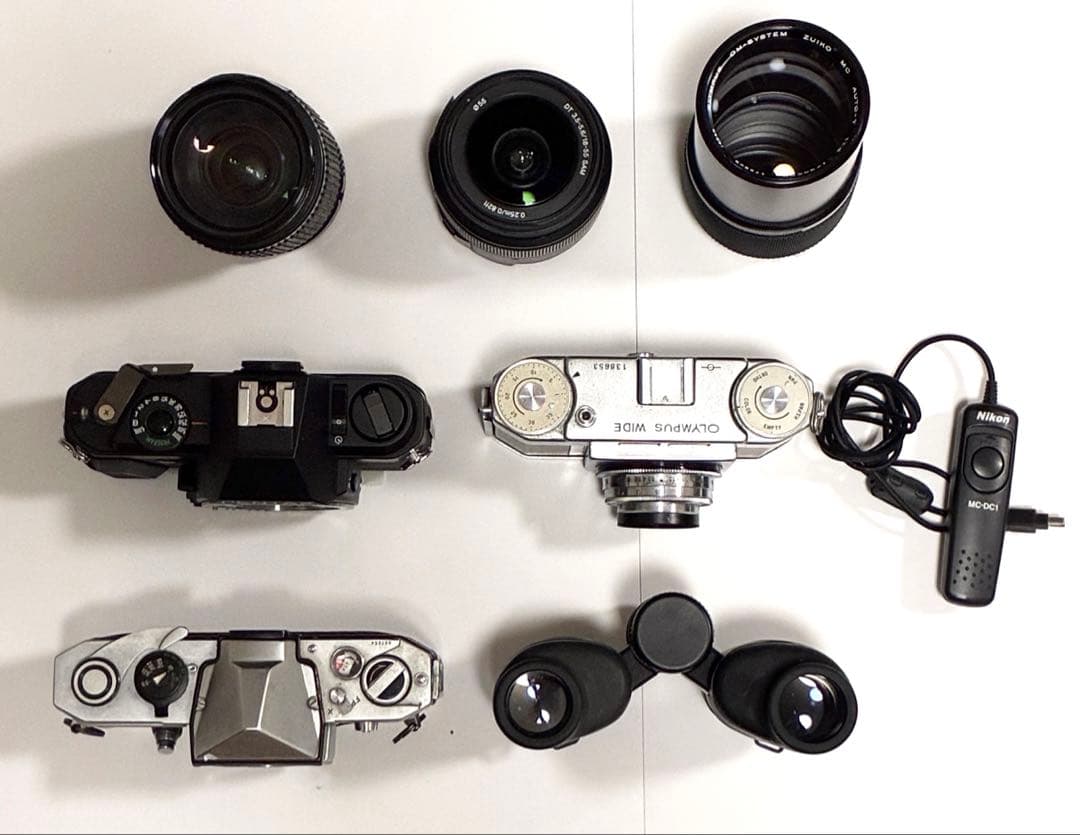 カメラ・レンズ・アクセサリー 8点セット　Olympus Wide含む