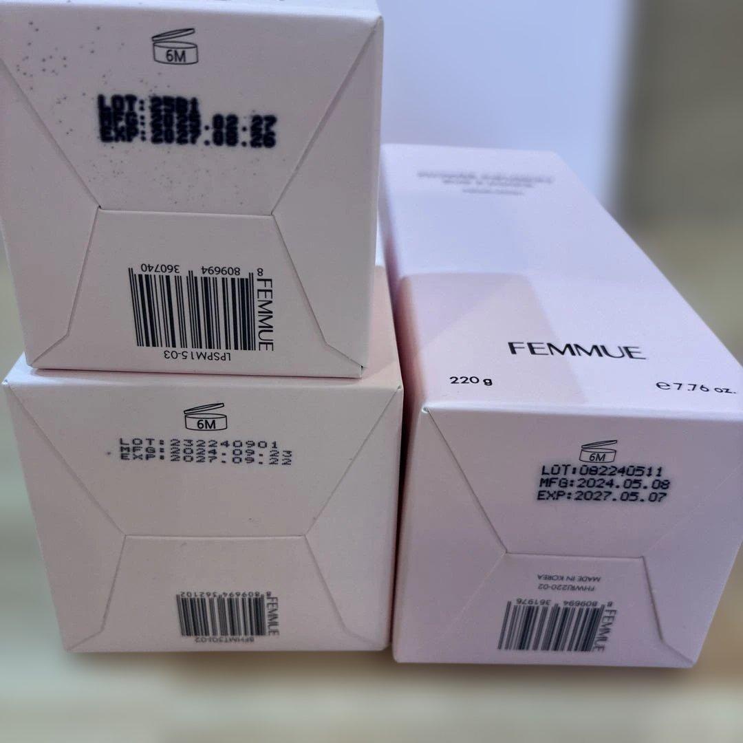値下げFEMMUE リップスリーピングマスク・ヘアミスト・ハンドウォッシュセット
