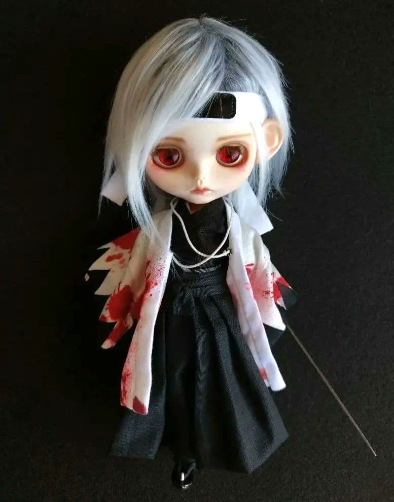 確認用　アイシードール　男の子　着物　ハロウィン　新撰組　新選組　ブライス