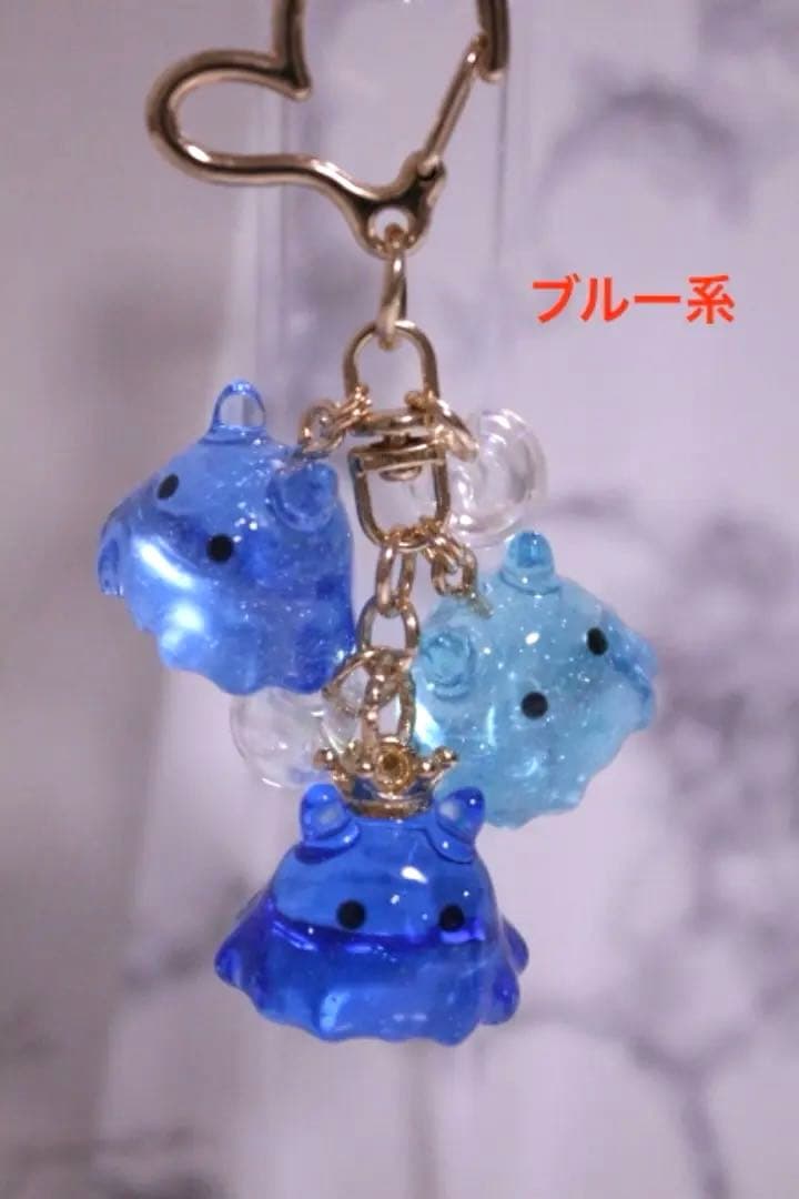 【お時間頂ける方限定☆セミオーダーページ】めんだこ/メンダコ三連キーホルダー